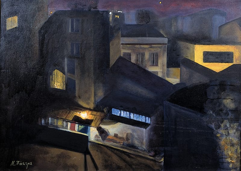 Night-time in Psyri No. 2