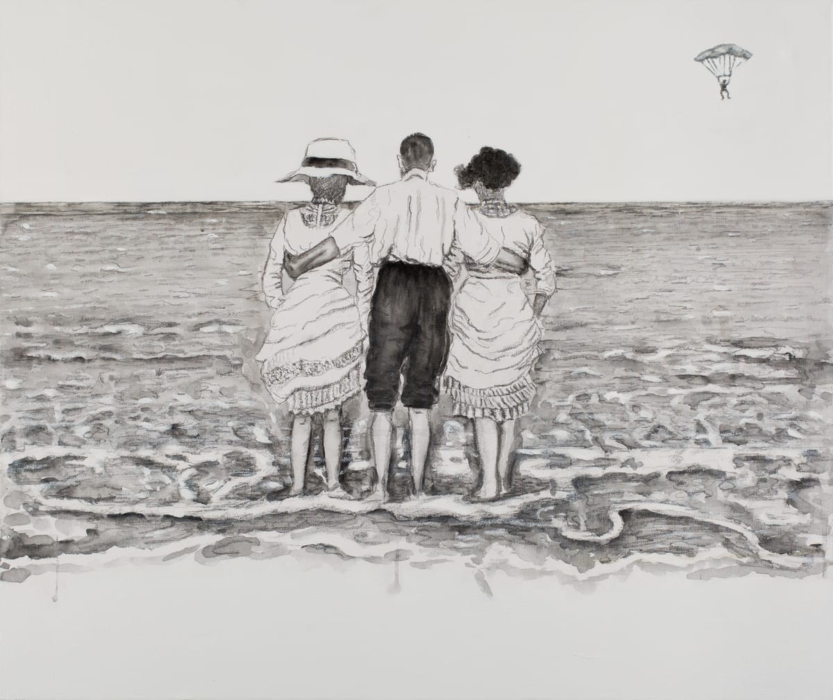 Parallel universes in black and white