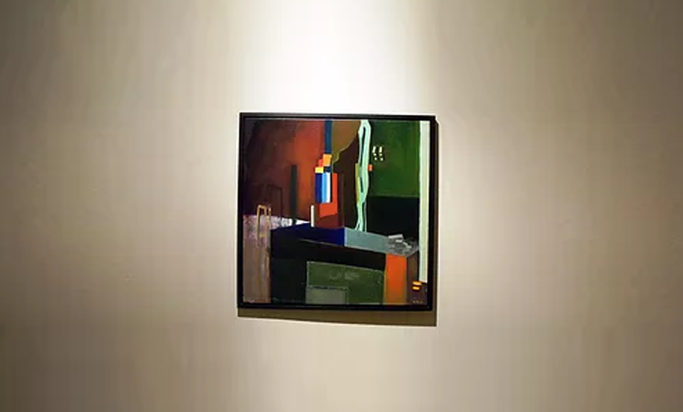 Η συμμετοχή μου: «Η έδρα», λάδι σε καμβά, 100*100cm