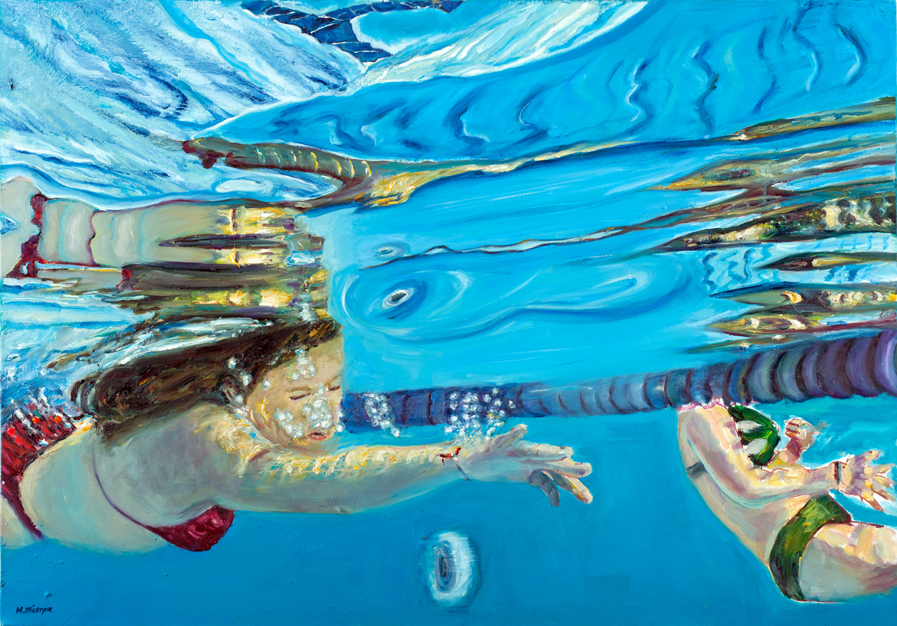 Η συμμετοχή μου: «Εγώ και Αυτό», 100cm * 70cm, Λάδι σε καμβά