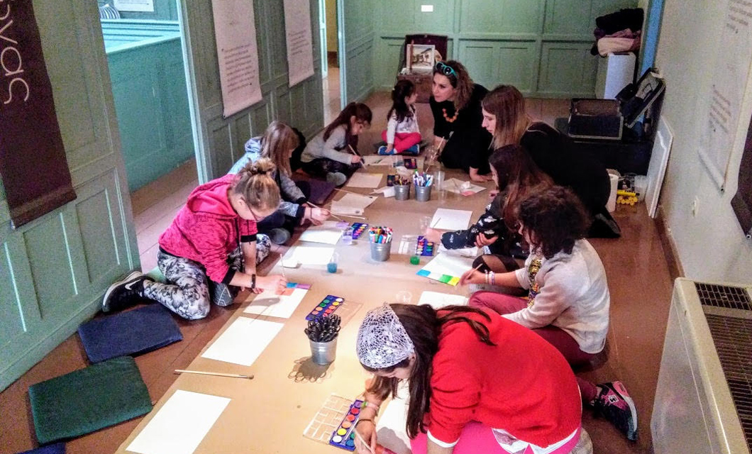 Εικαστικό εργαστήρι στα πλαίσια της έκθεσης