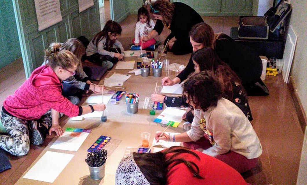 Εικαστικό εργαστήρι στα πλαίσια της έκθεσης