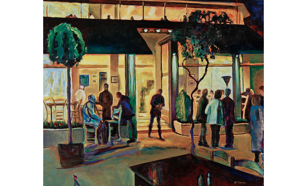 Η συμμετοχή μου: “Η κλήση”, ακρυλικό σε χαρτόνι επικολλημένο σε καμβά, 59.0cm * 49.0cm