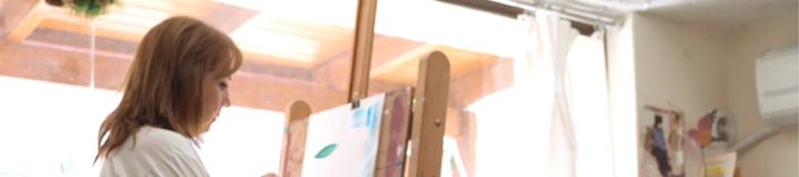 In a painter’s studio